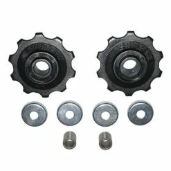 Plastique 2x GALET SHIMANO Ø38MM 10 DENTS COMPATIBLE DERAILLEUR 6-8 VITESSES TY05-30 VELO