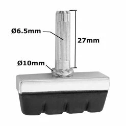 Acier Cr-Mo Soldes -Acier Cr-Mo Soldes 2x patin de frein velo gomme 40mm a tige cantilever cycle ville vintage 1