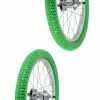 Caoutchouc 2x Pneu Vert 18 X 2.00" (50-355) Slick ORTEM Vélo Enfant Junior Mixte Route Chemin -Acier Cr-Mo Soldes 2x pneu vert 18 x 200 50 355 slick ortem velo enfant junior mixte route chemin