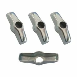 Acier Galvanisé 4x Butée Arrêt Coupelle Tendeur De Chaine M6 Vélo à Vis épaisseur 5mm