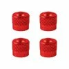 4x CAPUCHON DE VALVE SCHRADER ALUMINIUM ROUGE ANTI-POUSSIERE ROUE JANTE -Acier Cr-Mo Soldes 4x capuchon de valve schrader aluminium rouge anti poussiere roue jante