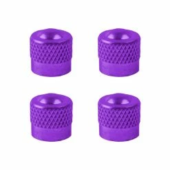 4x CAPUCHON DE VALVE SCHRADER ALUMINIUM VIOLET ANTI-POUSSIERE ROUE JANTE