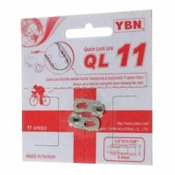 Attache Rapide De Chaîne 9V 10V 11V Comp. SHIMANO CAMPAGNOLO -Acier Cr-Mo Soldes attache rapide de chaine 9v 10v 11v comp shimano campagnolo 3