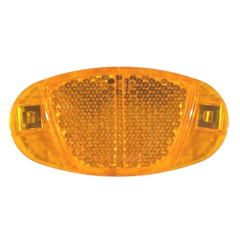 Plastique Catadioptre De Roue 72x36mm 3 Plastique Catadioptre De Roue 72x36mm