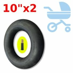 Butyle Chambre à Air 10" VALVE SCHRADER DROITE