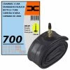 Elastomère CHAMBRE A AIR VELO 700x19C 23C (19/23-622) VALVE PRESTA 40MM ROAD