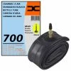 Butyle CHAMBRE A AIR VELO 700x32C 40C (32/40-622) VALVE PRESTA 40MM VTC ROUTE VILLE -Acier Cr-Mo Soldes chambre a air velo 700x32c 40c 3240 622 valve presta 40mm vtc route ville