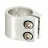 Aluminium Collier Serrage Tige De Selle Attache BMX Argent Ø28.6 Ø31.8 Vélo Cycle