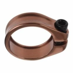 COLLIER TIGE DE SELLE 34.9MM ALUMINIUM VINTAGE RETRO GRAVEL VELO COULEUR BRONZE