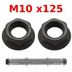 Acier Bruni ECROU DE FIXATION MANIVELLE M10 EMBASE CRANTE ACIER BRUN PEDALIER VELO VTT VILLE ROUTE -Acier Cr-Mo Soldes ecrou de fixation manivelle m10 embase crante acier brun pedalier velo vtt ville route 3