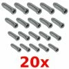 Aluminium Embouts De Câble Frein Et Dérailleur (kit De 20) -Acier Cr-Mo Soldes embouts de cable frein et derailleur kit de 20