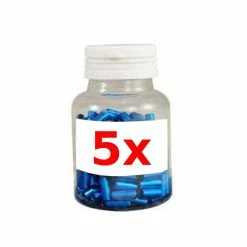 Aluminium Embouts Gaine Dérailleur 4mm Vélo Cyclomoteur Moto (x5) Bleu Rouge Jaune Vert -Acier Cr-Mo Soldes embouts gaine derailleur 4mm velo cyclomoteur moto x5 bleu rouge jaune vert 3