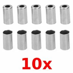 Acier Galvanisé Embouts Gaine Frein 5mm Vélo Cyclomoteur Moto (x10)