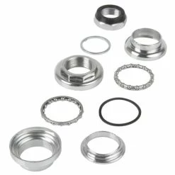 Acier Chromé JEU DE DIRECTION A VISSER 1" (30/25.4/30/27MM) ETANCHE ACIER CHROME VELO CYCLE VILLE VINTAGE VTT VTC ROUTE -Acier Cr-Mo Soldes jeu de direction a visser 1 302543027mm etanche acier chrome velo cycle ville vintage vtt vtc route 2