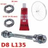 KIT AXE DE ROUE AVANT Ø 8mm Lg. 135mm GRAISSE ROULEMENT 2 KIT AXE DE ROUE AVANT Ø 8mm Lg. 135mm GRAISSE ROULEMENT -Acier Cr-Mo Soldes kit axe de roue avant o 8mm lg 135mm graisse roulement