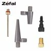 Kit Embouts De Gonflage ZEFAL (5 Pièces) -Acier Cr-Mo Soldes kit embouts de gonflage zefal 5 pieces