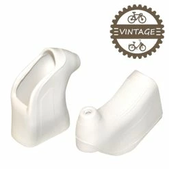 Aluminium KIT LEVIER DE FREIN ET REPOSE MAIN PAIRE COCOTTE VINTAGE VELO COURSE 22.2MM ALU -Acier Cr-Mo Soldes kit levier de frein et repose main paire cocotte vintage velo course 222mm alu 7