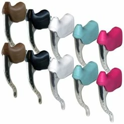 Acier Cr-Mo Soldes 40 Aluminium KIT LEVIER DE FREIN PERFORE ET REPOSE MAIN PAIRE COCOTTE VINTAGE VELO COURSE 22.2MM ALU