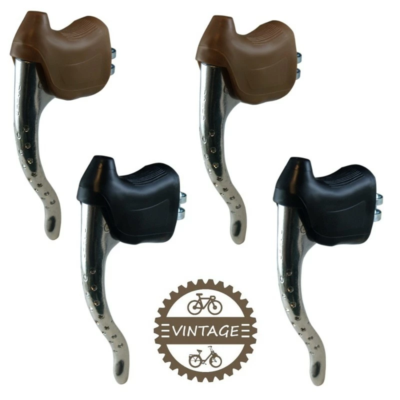 Levier De Frein Vélo Aluminium 22mm Perforé Tirage Haut Ville Route Vintage 5 Levier De Frein Vélo Aluminium 22mm Perforé Tirage Haut Ville Route Vintage – Image 3