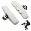 Elastomère Patins De Frein FIXIE BMX 50mm Blanc (paire) -Acier Cr-Mo Soldes patins de frein fixie bmx 50mm blanc paire
