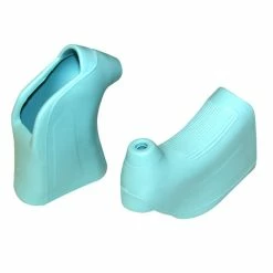 Caoutchouc Repose Main Vélo Vert Céleste Couleur 'Bianchi' Cocotte Vintage Course Type Mafac Shimano 600 Arabesque Campagnolo Frein