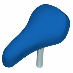 Plastique PP + Acier + Mousse Haute Densité ; Selle Vélo Bmx Enfant Bleu Confort Avec Tige 22mm Draisienne Universelle Femme