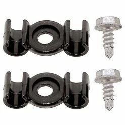 Plastique Support De Gaine De Câble 'double' Avec Vis (x2)