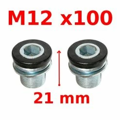 Acier Inoxydable Vis De Serrage Manivelle M12x100